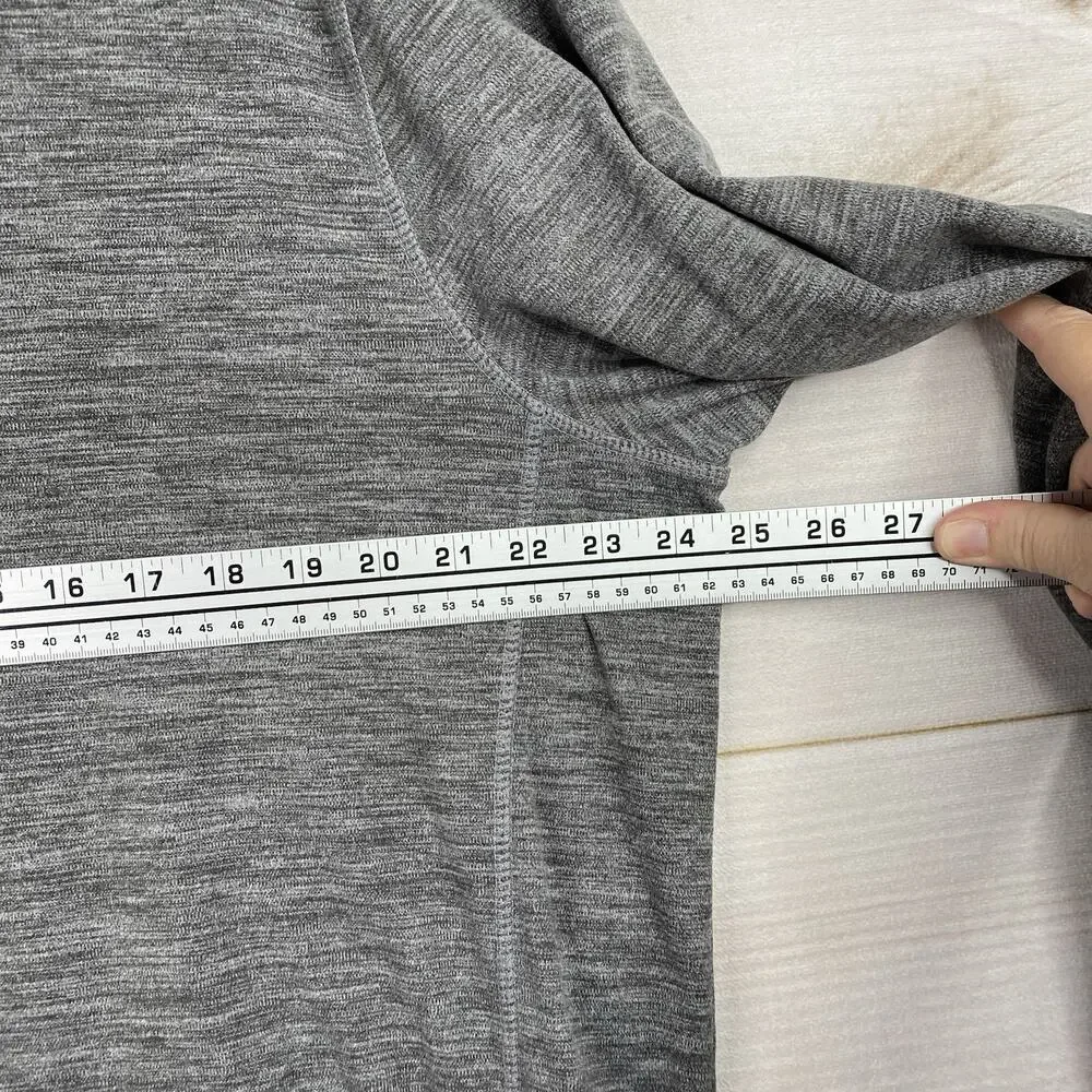 Avalanche Mens Top Sz XL Gray Heather 1/4 Zip Pullover Mock Neck Active Outdoor